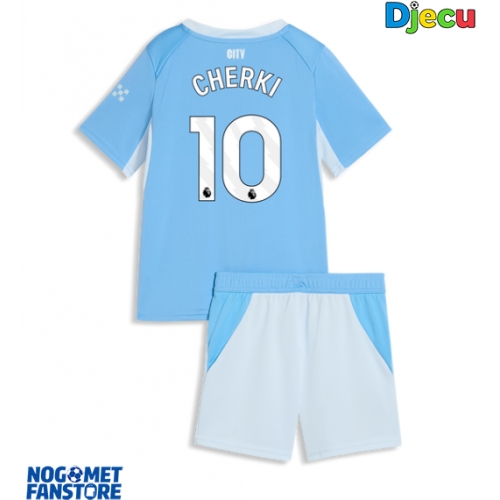 Manchester City Rayan Cherki #10 Domaci Dres za djecu 2026-27 Kratak Rukav (+ Kratke hlače)